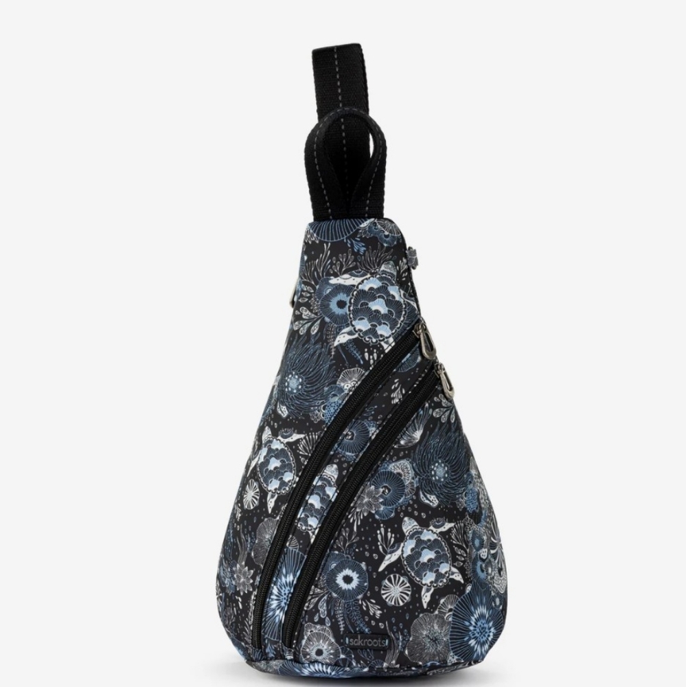 Sakroots Deep Ocean Coral Sling Bag
